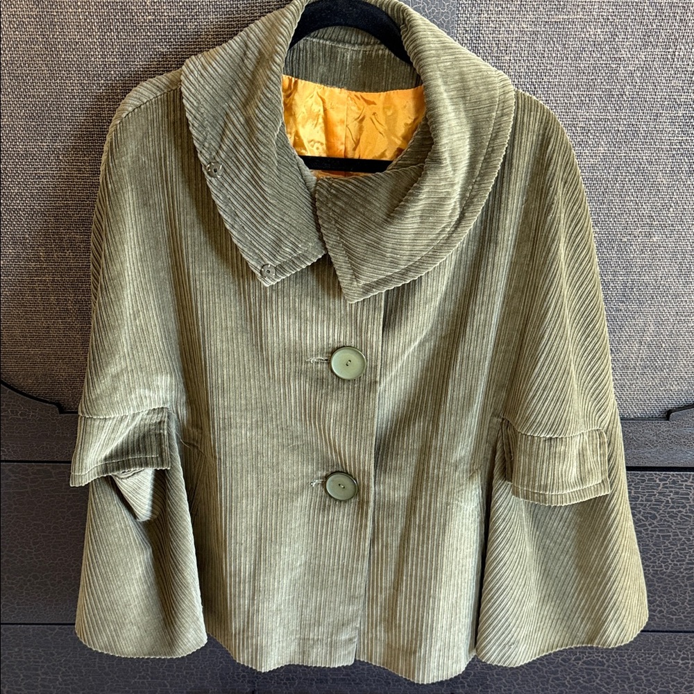 Vintage Corduroy Cape